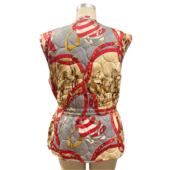 ESCADA SPORT / Equestrian Quilted Vest / SZ M - Picture 12 of 12